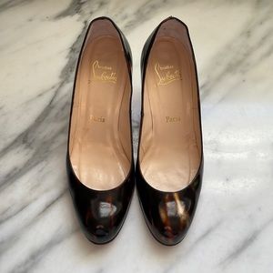Christian Louboutin Simple Pump 70 39.5 - Patent Tortoise